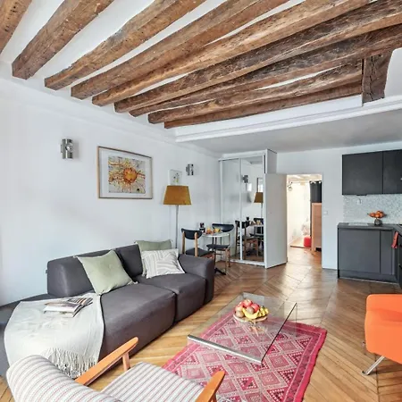 Bnbnook - Bright 1br By Opera & Louvre & Galleries *
