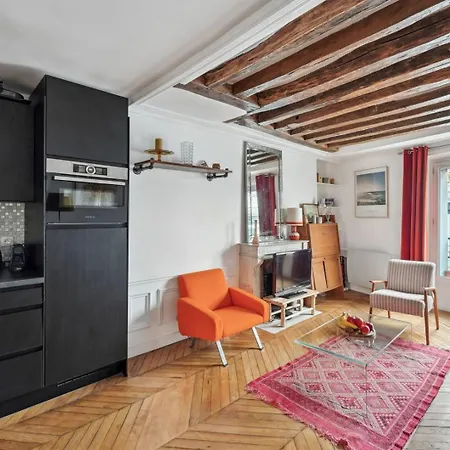 Bnbnook - Bright 1br By Opera & Louvre & Galleries Paryż