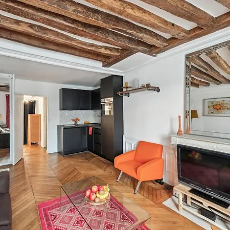 Apartment Bnbnook - Bright 1br By Opera & Louvre & Galleries